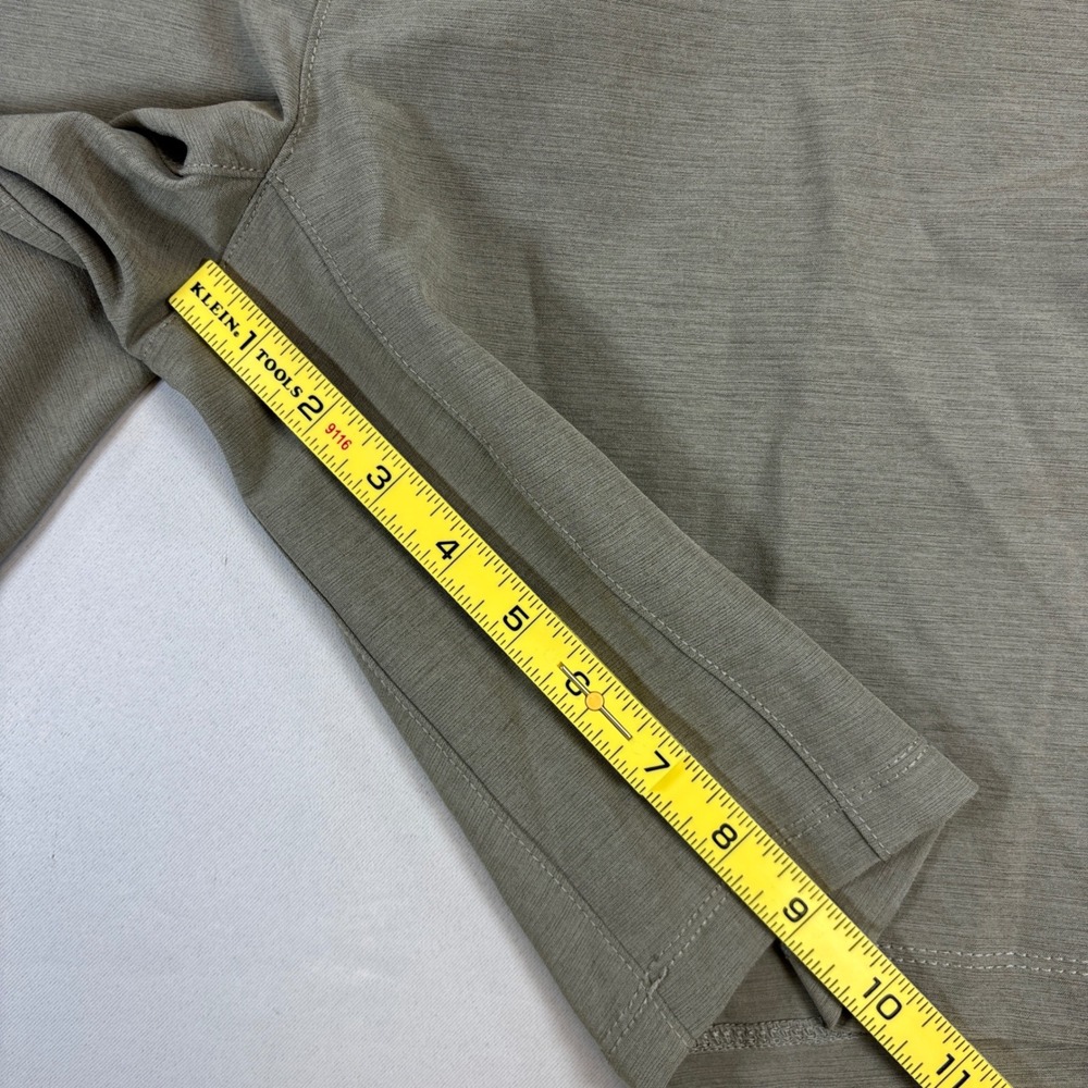 BYLT Kinetic Short Mens 33 9" Khaki Green Hybrid Water Resistant Golf Athleisure - Picture 5 of 9